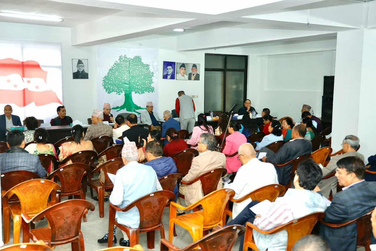 Image of नेपाली कांग्रेस केन्द्रीय समिति बैठक आज पनि जारी